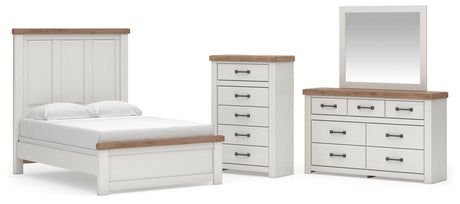 Savonport White/Brown Panel Bedroom Set view 56