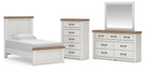 Savonport White/Brown Panel Bedroom Set view 59
