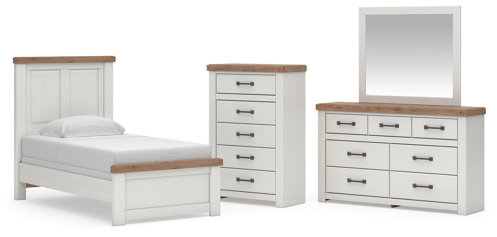 Savonport White/Brown Panel Bedroom Set view 59