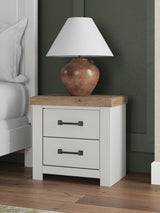 Savonport White/Brown Panel Storage Bedroom Set view 5