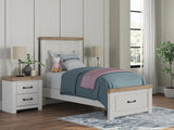Savonport White/Brown Panel Storage Bedroom Set view 6