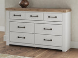 Savonport White/Brown Panel Storage Bedroom Set view 8