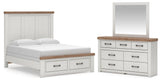 Savonport White/Brown Panel Storage Bedroom Set view 57