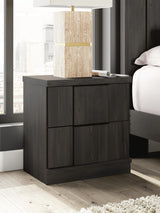 Shaehartin Dark Brown Nightstand from Ella Furniture