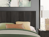 Shaehartin Dark Brown Queen Panel Bed detail view