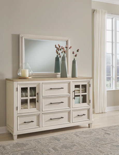 Shaybrock Antique White Panel Bedroom Set view 7