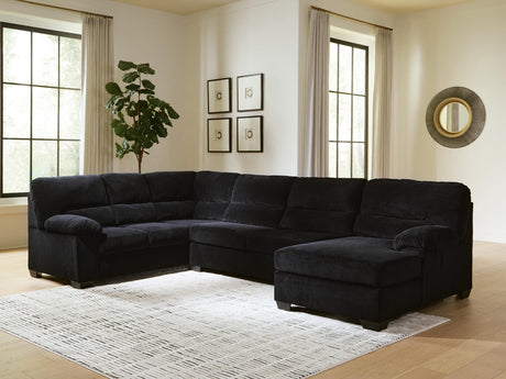 SimpleJoy Onyx 3-Piece Sectional with Chaise from Ella Furniture