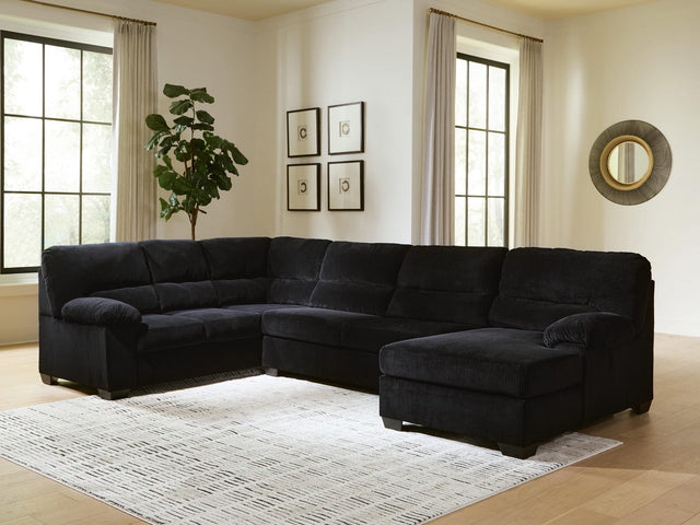 SimpleJoy Onyx 3-Piece Sectional with Chaise from Ella Furniture