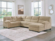 SimpleJoy Sand 3-Piece Sectional with Chaise from Ella Furniture