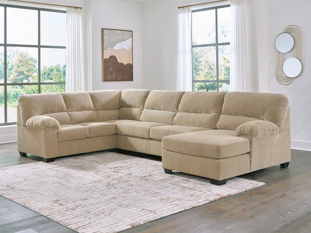 SimpleJoy Sand 3-Piece Sectional with Chaise from Ella Furniture