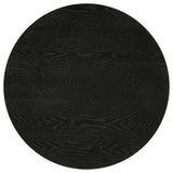 Strouse Contemporary Round End Table in Black view 4