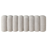 Summer Chenille Upholstered Channel Accent Bench Beige view 6