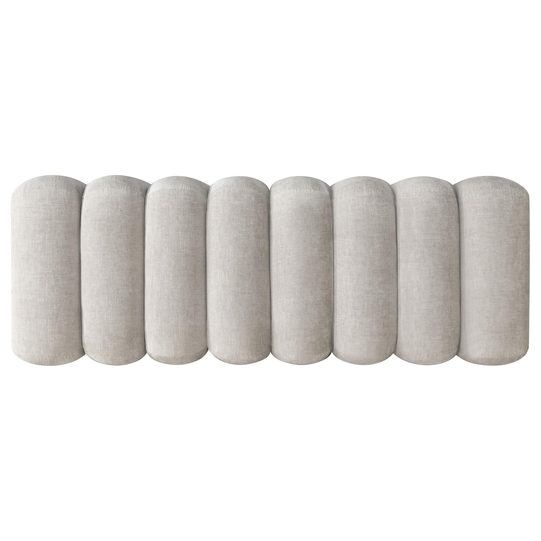 Summer Chenille Upholstered Channel Accent Bench Beige view 6