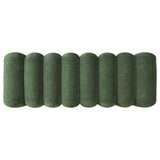 Summer Chenille Upholstered Channel Accent Bench Green view 6