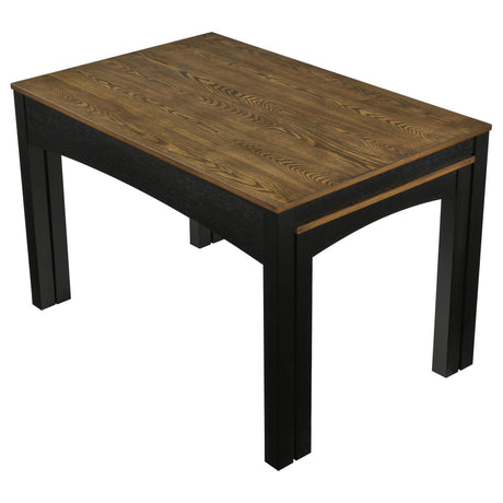 Sykes 47-inch 2-piece Nesting Dining Table Brown and Black view 4