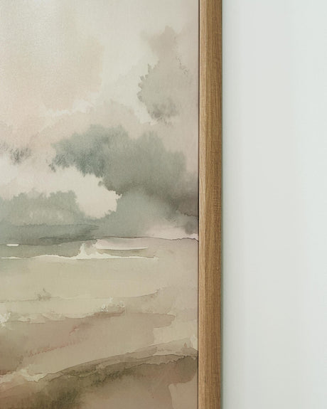 Vallus Blush/Green/Gray Wall Art detail view