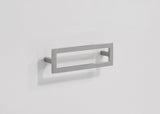 Viana Contemporary 2-Drawer Nightstand with Chrome Pulls White High Gloss view 11