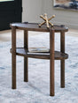 Wiattbury Gray Brown Accent Table from Ella Furniture