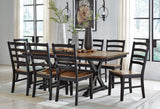 Wildenauer Brown/Black Dining Set from Ella Furniture