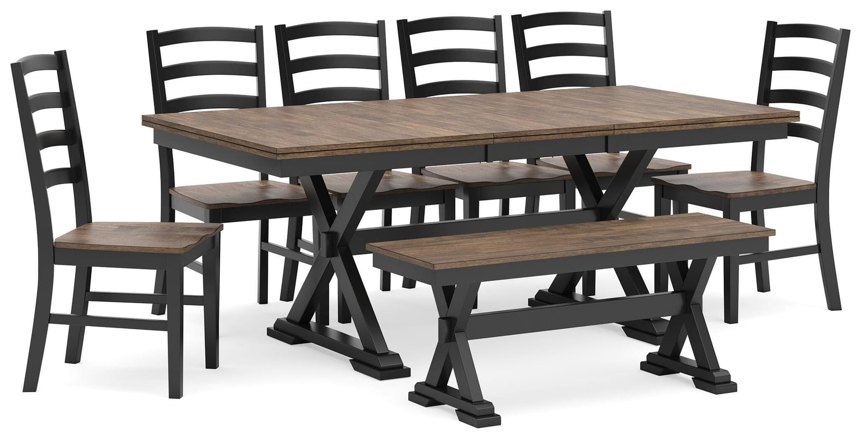 Wildenauer Brown/Black Dining Set view 3