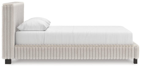 Zuraleus White Upholstered Bedroom Set view 6