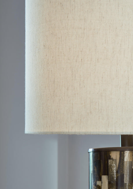 Ellford Black/brown/cream 2-Piece Table Lamp Set - Ella Furniture