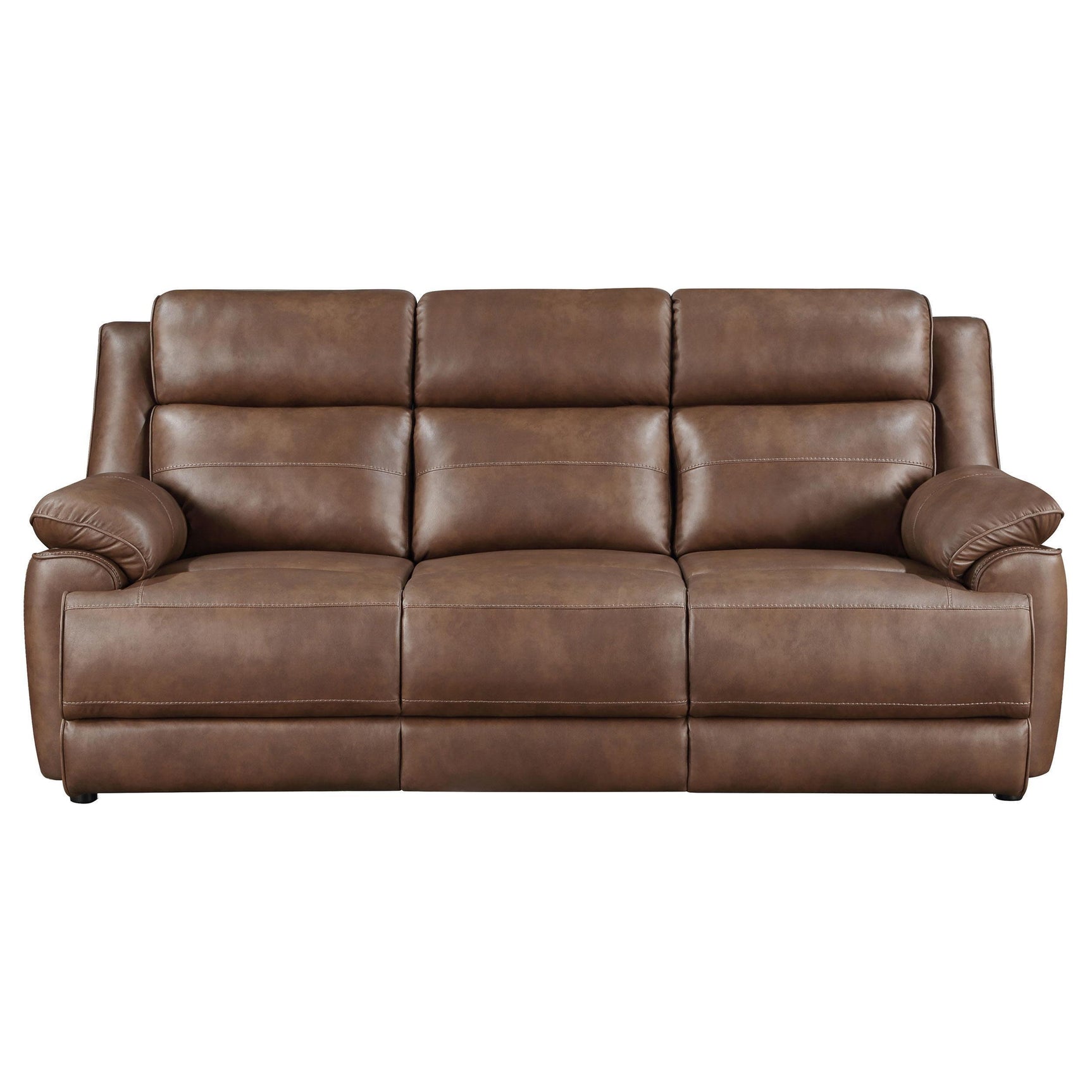 Ellington 2-piece Upholstered Padded Arm Sofa Set Dark Brown 508281-S2 - Ella Furniture