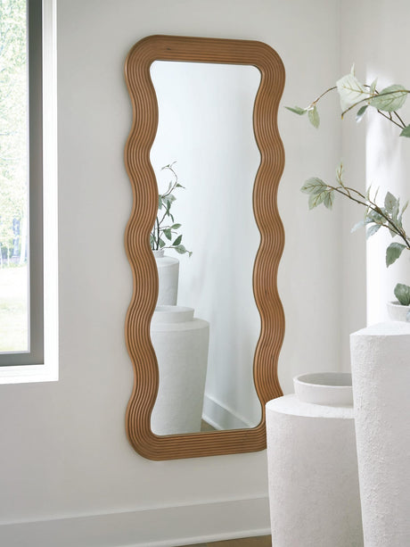 Ellisonville Brown Floor Mirror from Ella Furniture