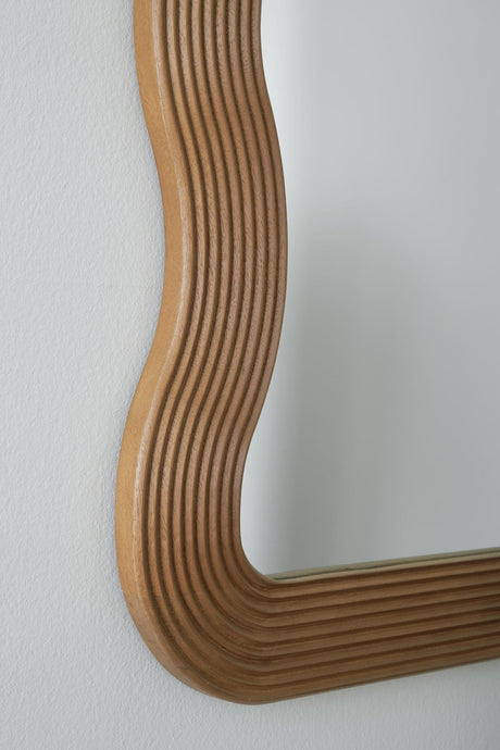 Ellisonville Brown Floor Mirror detail view