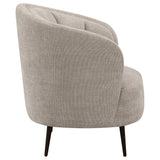 Ellorie 3-piece Upholstered Curved Sofa Set Beige 504837-S3 - Ella Furniture