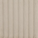 Ellorie Upholstered Channel Back Curved Sofa Beige 504837 - Ella Furniture