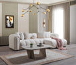 Elly Ivory Boucle Raf Sectional - Ella Furniture
