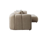 Elly Sand Boucle Raf Sectional - Ella Furniture