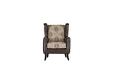 Elmbrook Upholstered Wingback Accent Club Chair Brown 903080 - Ella Furniture