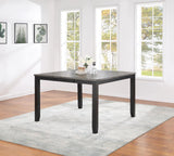 Elodie Counter Height Dining Table With Extension Leaf Grey And Black 121228 - Ella Furniture
