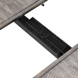 Elodie Counter Height Dining Table With Extension Leaf Grey And Black 121228 - Ella Furniture
