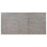 Elodie Rectangular Dining Table With Extension Grey And Black 121221 - Ella Furniture