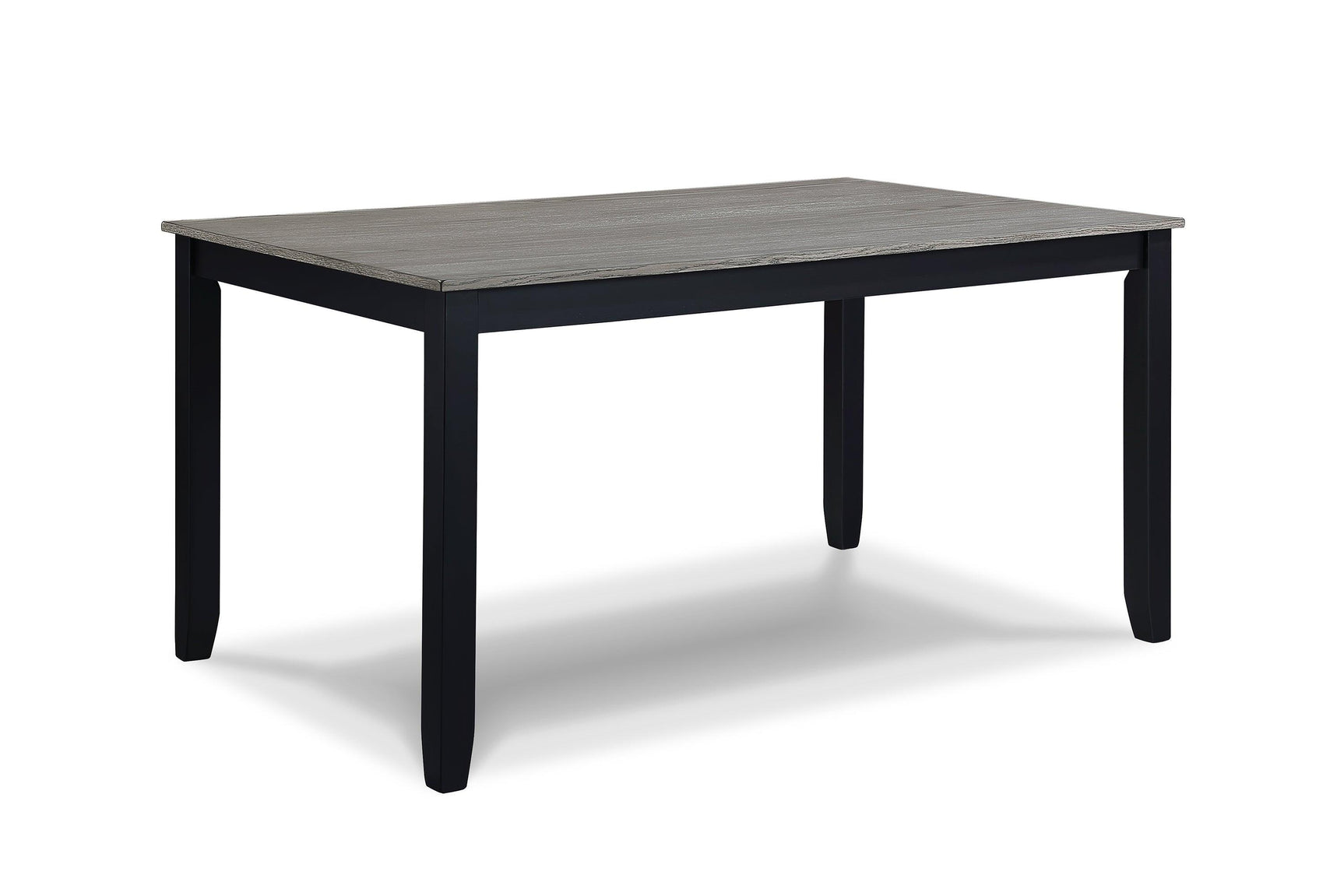 Eloise Black/Light Gray Modern Solid Wood And Veneers Fabric Upholstered Dining Room Set - Ella Furniture