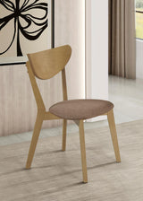 Elowen Dining Side Chair Light Walnut And Brown (Set Of 2) 108442 - Ella Furniture