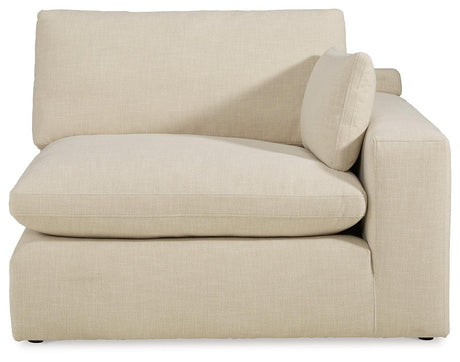 Elyza Linen 2-Piece Sectional With Ottoman - Ella Furniture