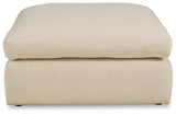 Elyza Linen 3-Piece Sectional With Ottoman PKG012965 - 10006S3 | 1000608 - Ella Furniture