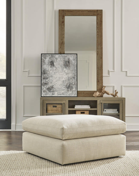 Elyza Linen 3-Piece Sectional With Ottoman PKG012966 - 10006S4 | 1000608 - Ella Furniture