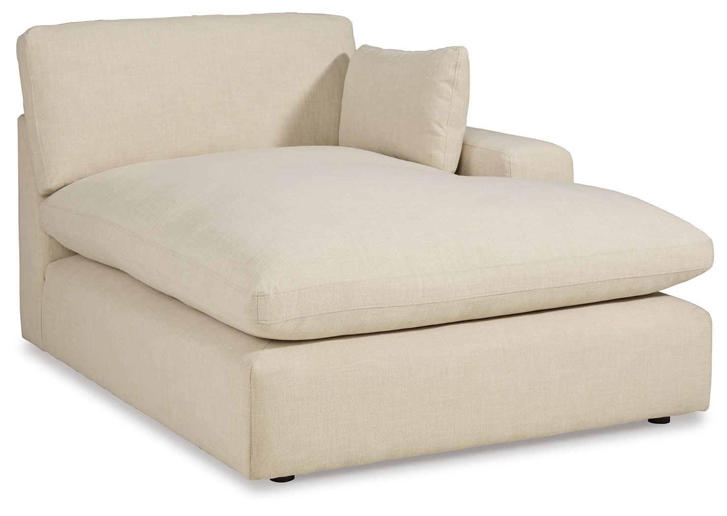Elyza Linen 3-Piece Sectional With Ottoman PKG012966 - 10006S4 | 1000608 - Ella Furniture