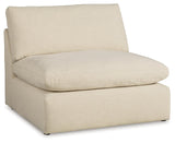 Elyza Linen 3-Piece Sectional With Ottoman PKG012966 - 10006S4 | 1000608 - Ella Furniture