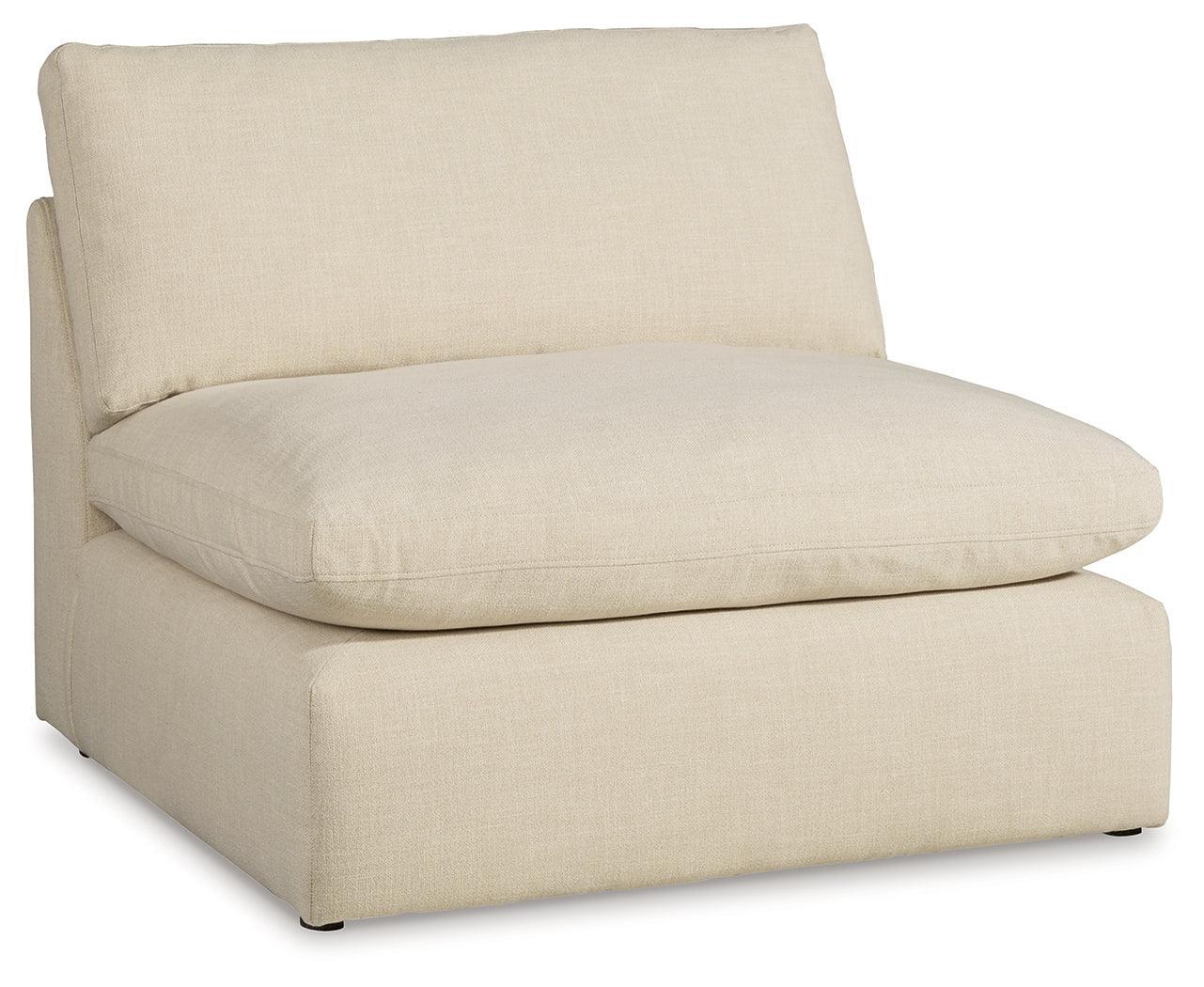Elyza Linen 3-Piece Sectional With Ottoman PKG012966 - 10006S4 | 1000608 - Ella Furniture