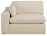 Elyza Linen 3-Piece Sectional With Ottoman PKG012966 - 10006S4 | 1000608 - Ella Furniture