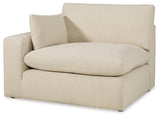 Elyza Linen 3-Piece Sectional With Ottoman PKG012966 - 10006S4 | 1000608 - Ella Furniture