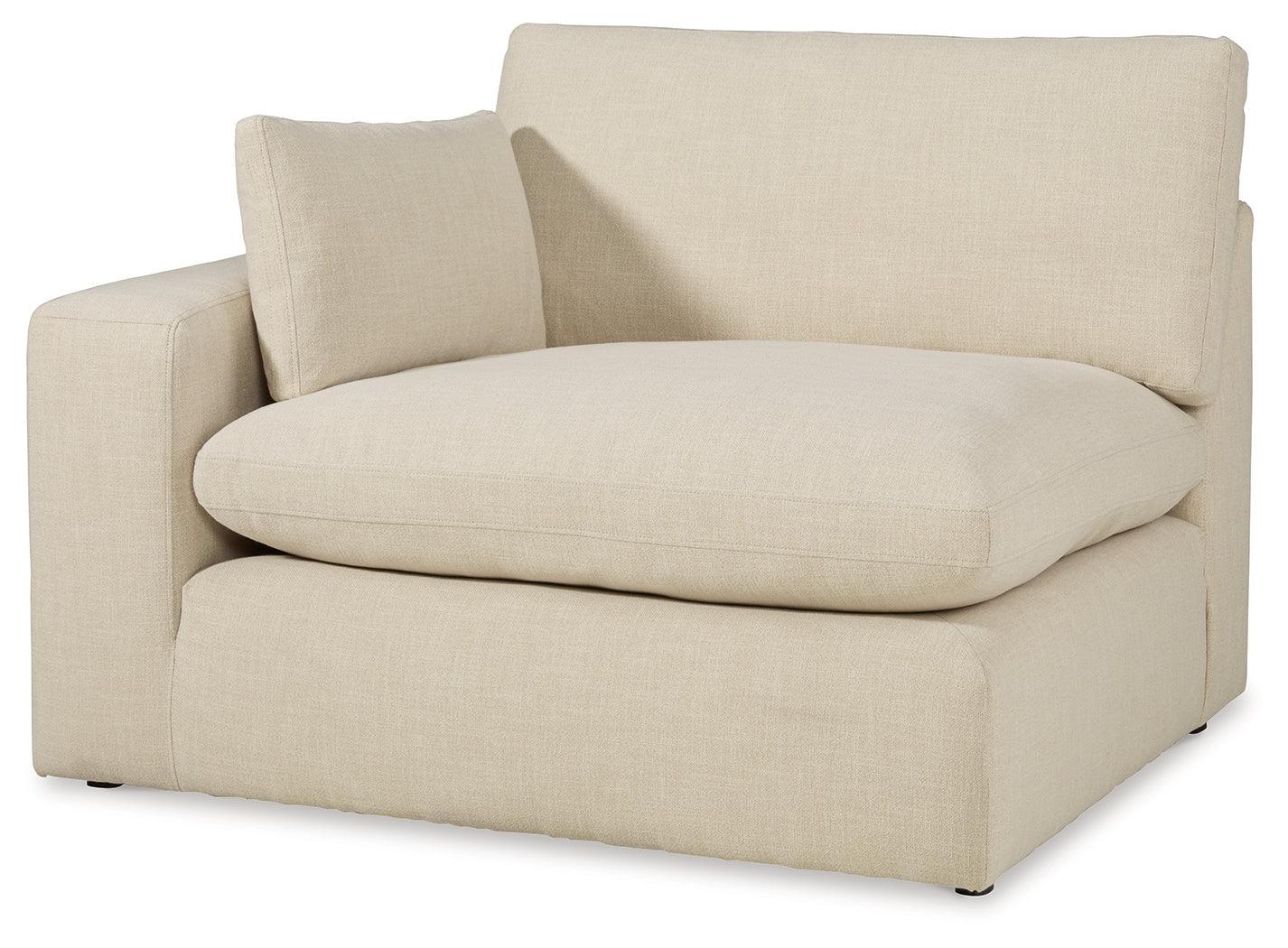 Elyza Linen 3-Piece Sectional With Ottoman PKG012966 - 10006S4 | 1000608 - Ella Furniture