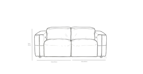 Ember Brown Italian Leather Match 2-Piece Power Reclining Sofa and Loveseat Set view 21