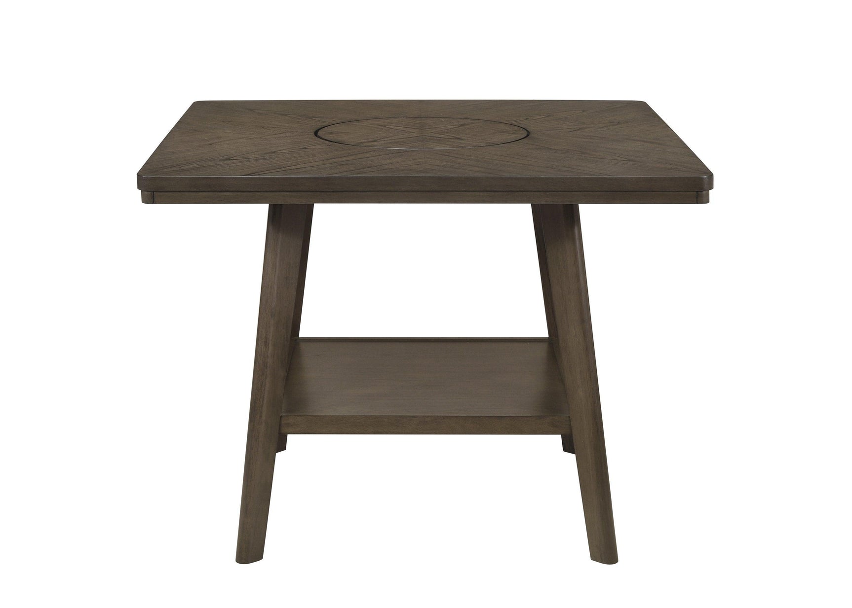 Ember Brown Modern Solid Wood And Veneers Fabric Counter Height Dining Room Set - Ella Furniture
